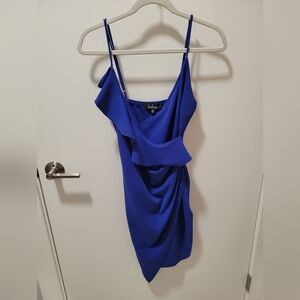 Lulus Blue Ruffled Dress s. M